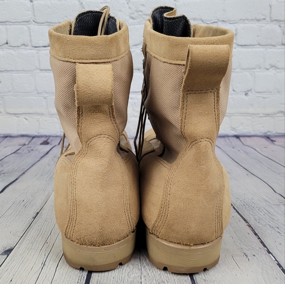 WELLCO | lace-up vibram sole suede military desert combat boots - Picture 7 of 10